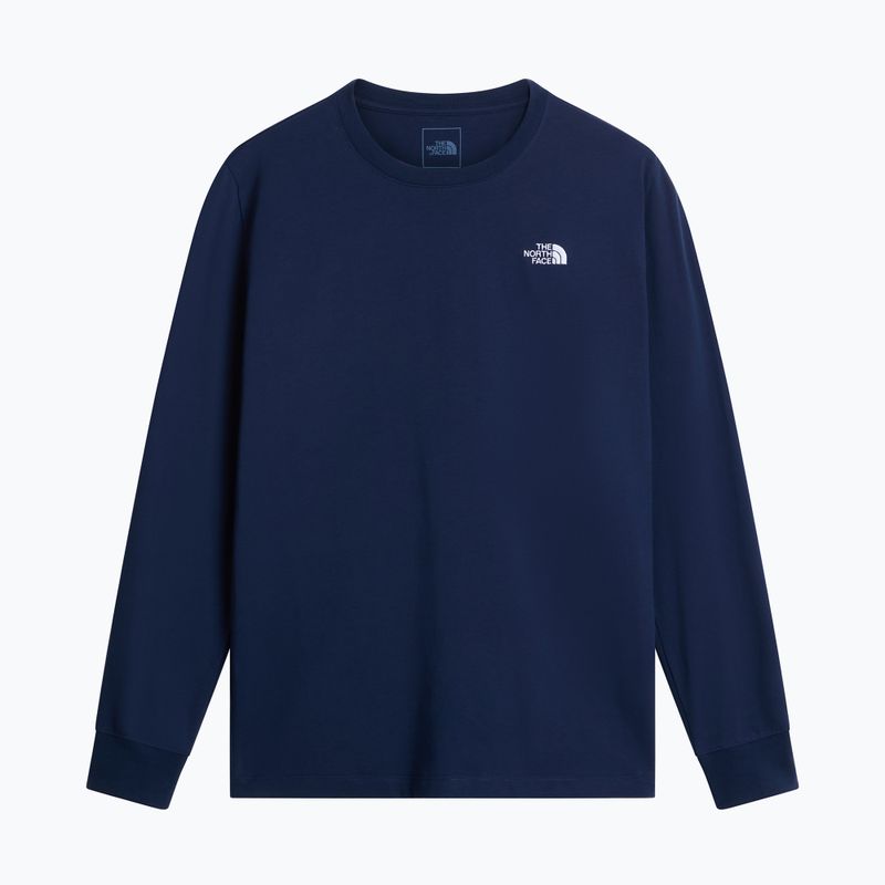 Herren-Trekkingshirt mit langen Ärmeln The North Face Evolution Simple Dome Regular LS Tee summit navy 4