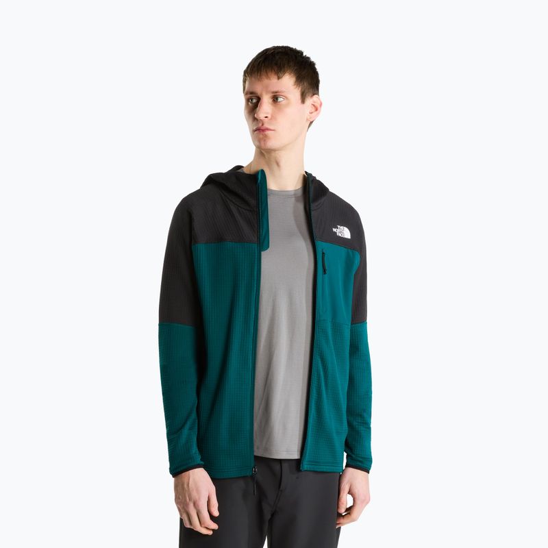 Herrenjacke The North Face Polartec Powergrid Stormgap Hoodie Pacific Teal/Tnf Black 4