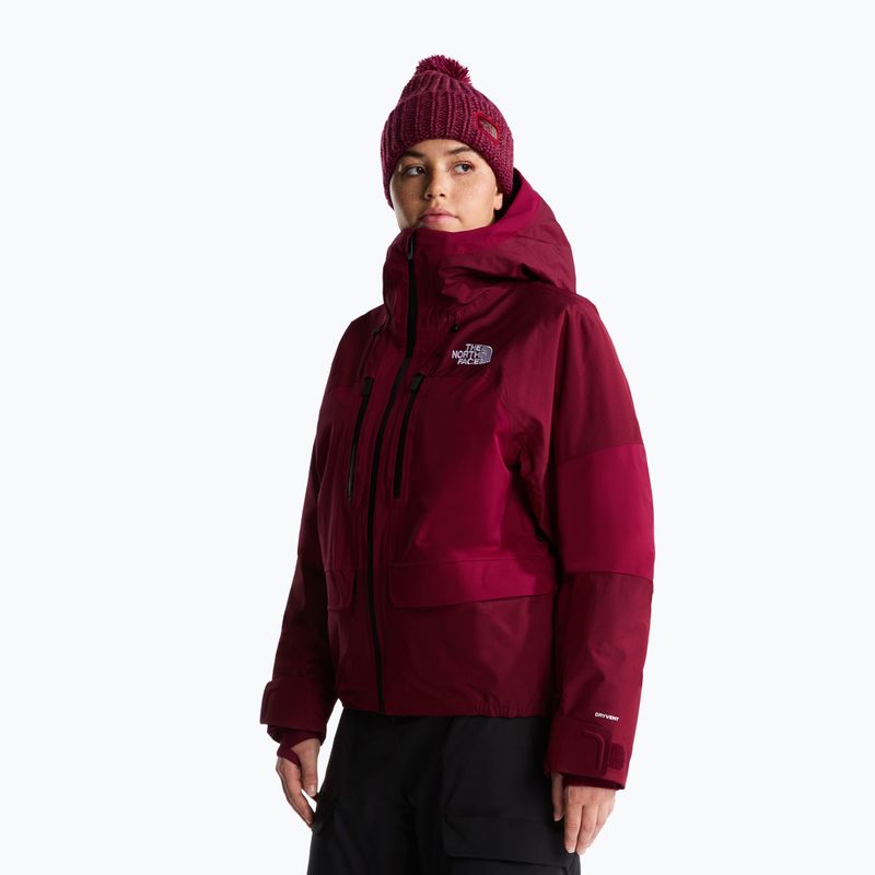 Damen-Skijacke The North Face Powstar burgundy crush