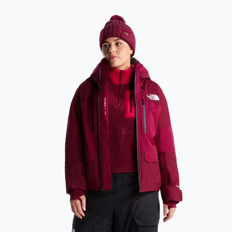Damen-Skijacke The North Face Powstar burgundy crush 4