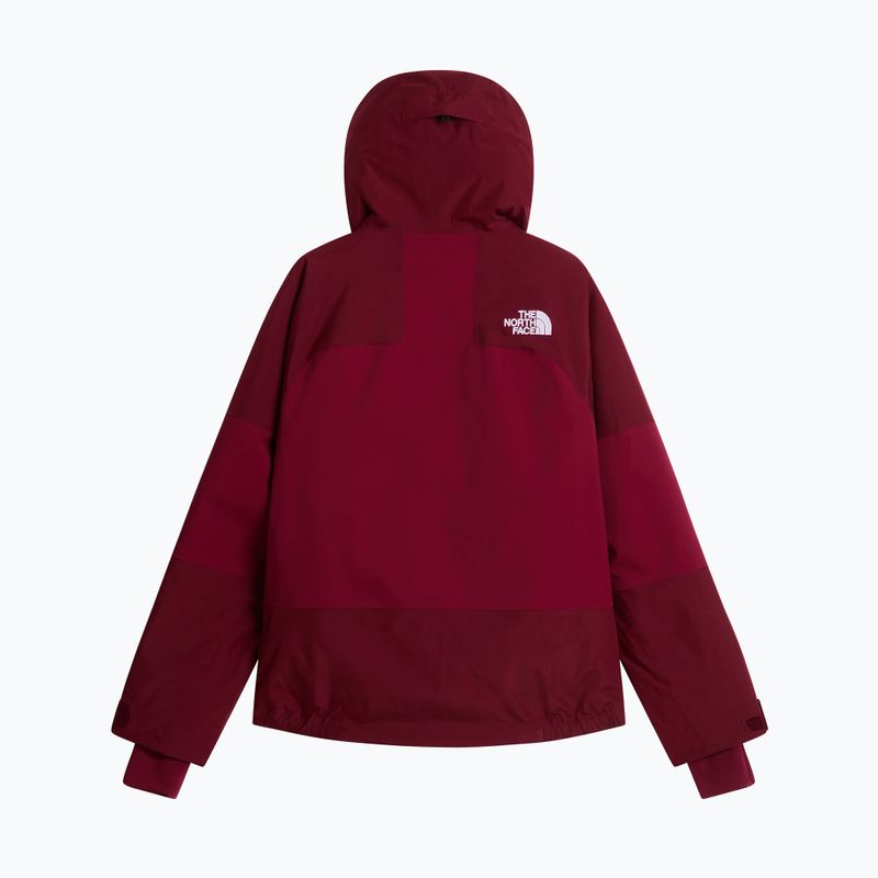 Damen-Skijacke The North Face Powstar burgundy crush 6