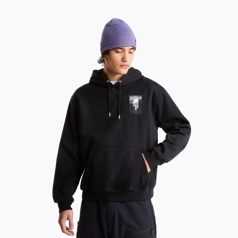 Herrenpullover The North Face Apex '75 Collage Relaxed Hoodie tnf black