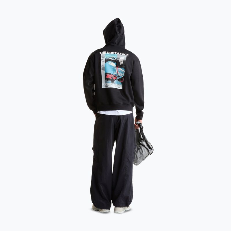 Herrenpullover The North Face Apex '75 Collage Relaxed Hoodie tnf black 2