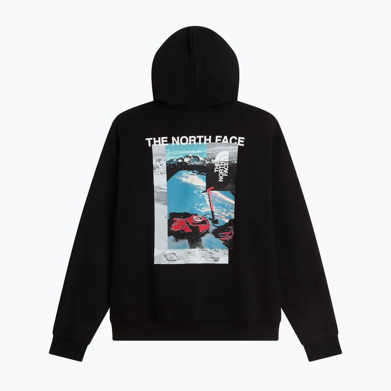 Herrenpullover The North Face Apex '75 Collage Relaxed Hoodie tnf black 5