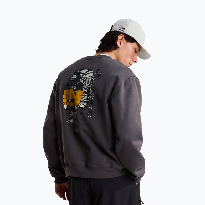 Sweatshirt  The North Face Gear Up Get Out RLX SS Tee Graphic anthracite grey 3