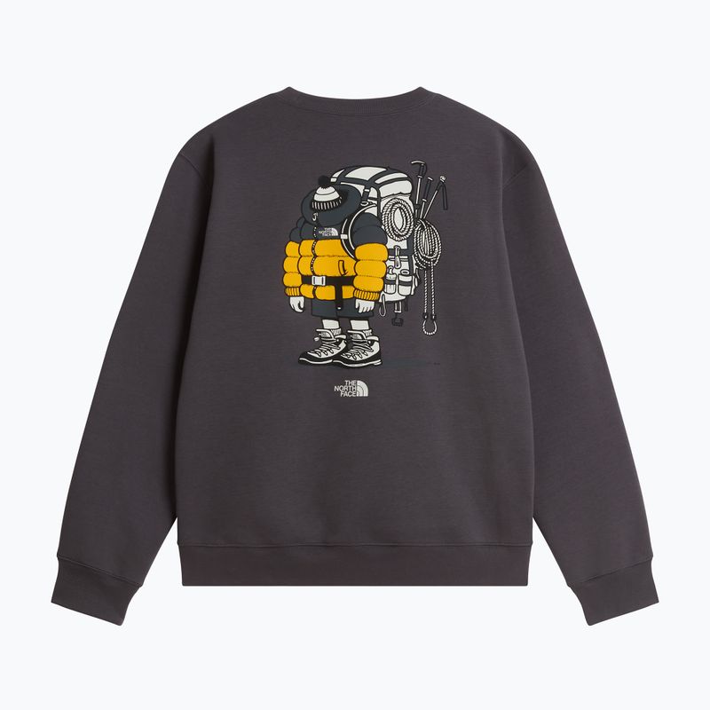 Sweatshirt  The North Face Gear Up Get Out RLX SS Tee Graphic anthracite grey 5