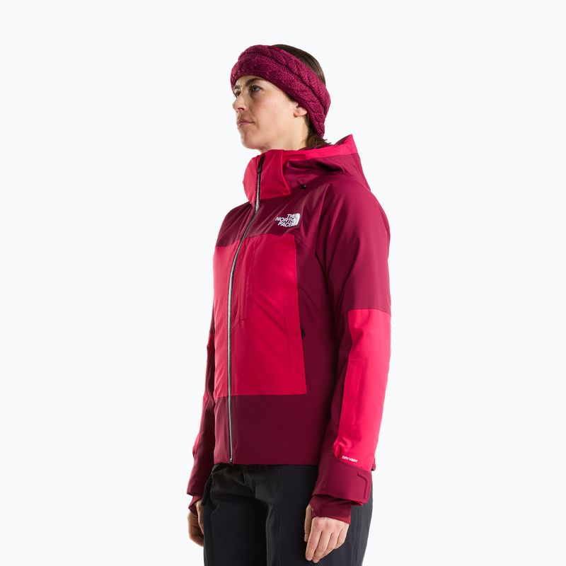 Damen-Skijacke The North Face Lenado lali guran/burgundy cru