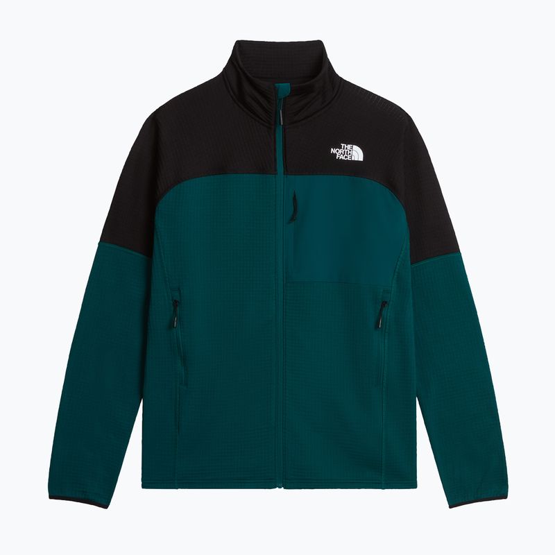 Herren-Trekkingsweatshirt The North Face Polartec Powergrid Stormgap pacific teal/tnf black 5