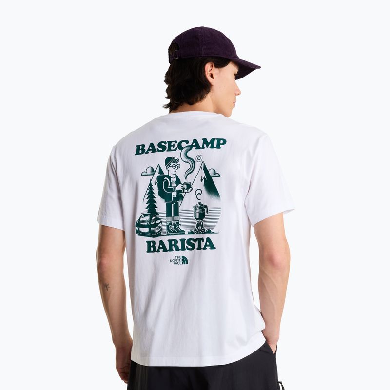Herren-Shirt The North Face Basecamp Barista Rlx tnf white/pacific teal 3