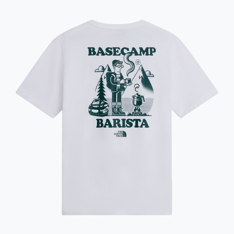 Herren-Shirt The North Face Basecamp Barista Rlx tnf white/pacific teal 5