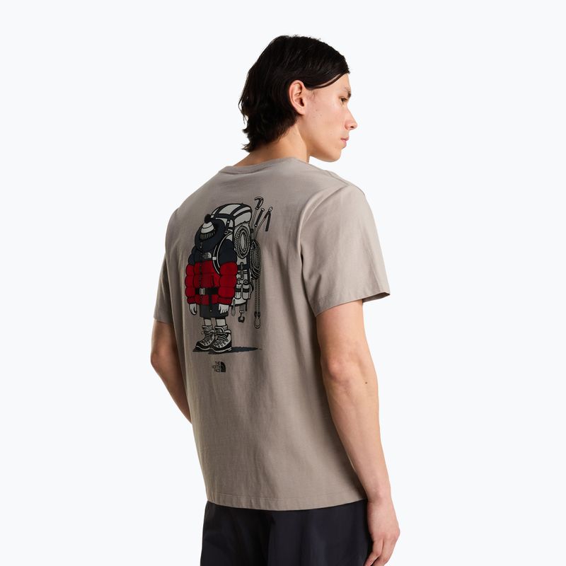 T-Shirt The North Face Gear Up Get Out RLX SS Tee Graphic stone slab 3
