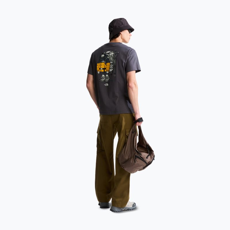 T-Shirt The North Face Gear Up Get Out RLX SS Tee Graphic anthracite grey 2