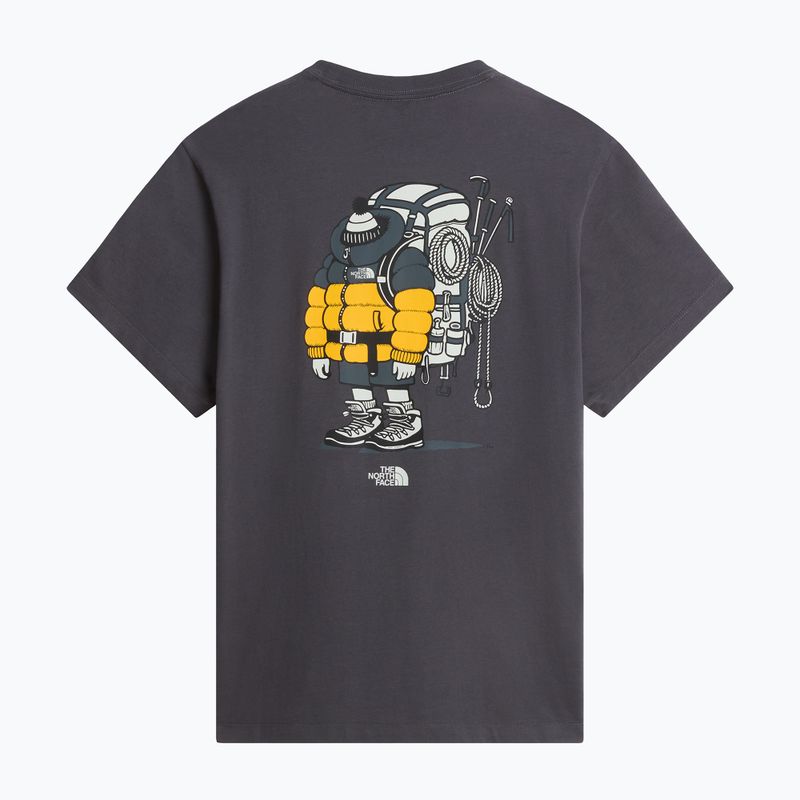 T-Shirt The North Face Gear Up Get Out RLX SS Tee Graphic anthracite grey 5