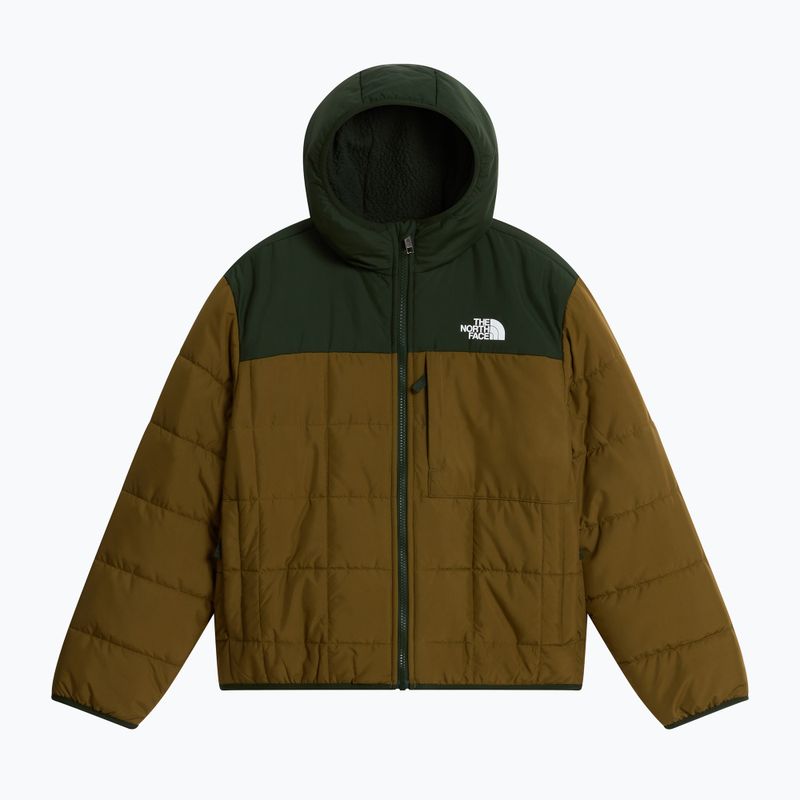 Gefütterte Kinderjacke The North Face Reversible Shasta FZ Hooded caraway seed/bo 6