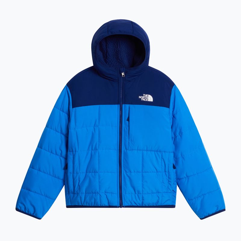 Gefütterte Kinderjacke The North Face Reversible Shasta FZ Hooded active blue/bol 6