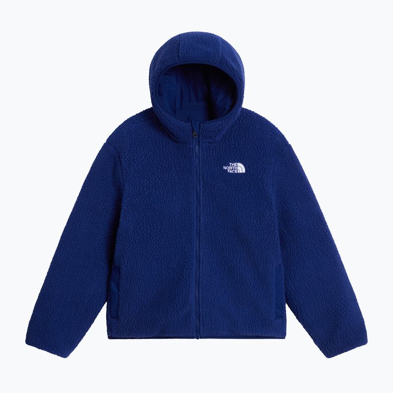 Gefütterte Kinderjacke The North Face Reversible Shasta FZ Hooded active blue/bol 8