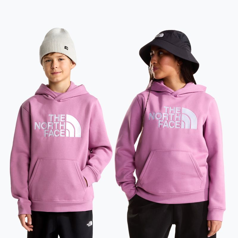 Kinder-Sweatshirt The Noryh Face Essential Drew Peak Hoodie hushed lavender 3