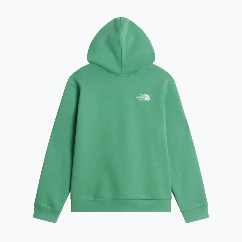 Kinder-Sweatshirt The Noryh Face Essential Drew Peak Hoodie dimmed algae 2