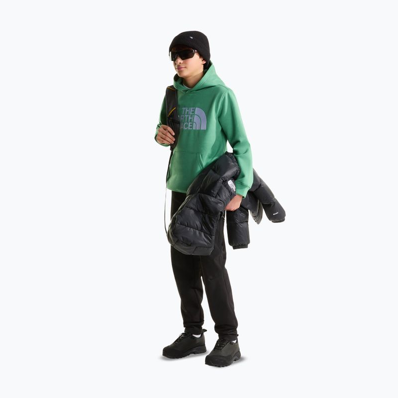 Kinder-Sweatshirt The Noryh Face Essential Drew Peak Hoodie dimmed algae 4