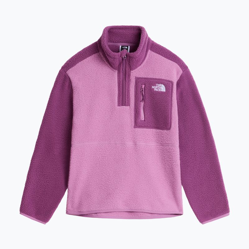 Kinder Fleecejacke The North Face Yumiori 1/4 Zip hushed lavender