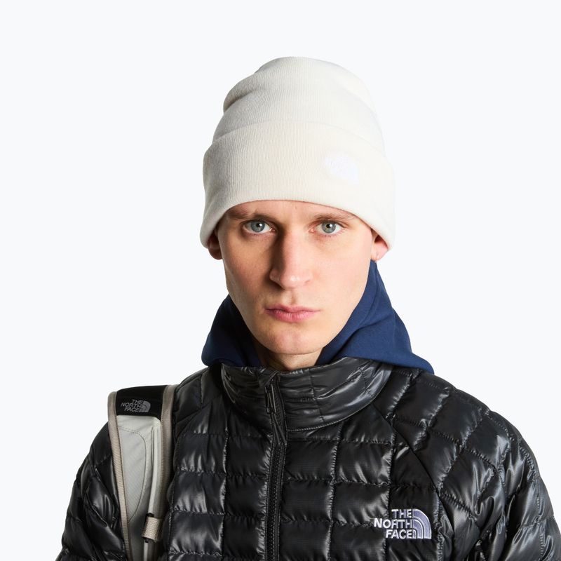Wintermütze The North Face Norm Beanie white dune 3