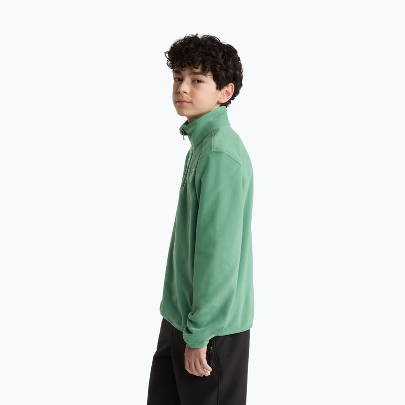 Kinder Fleecejacke The North Face Teen Glacier 1/4 Zip dimmed algae 3