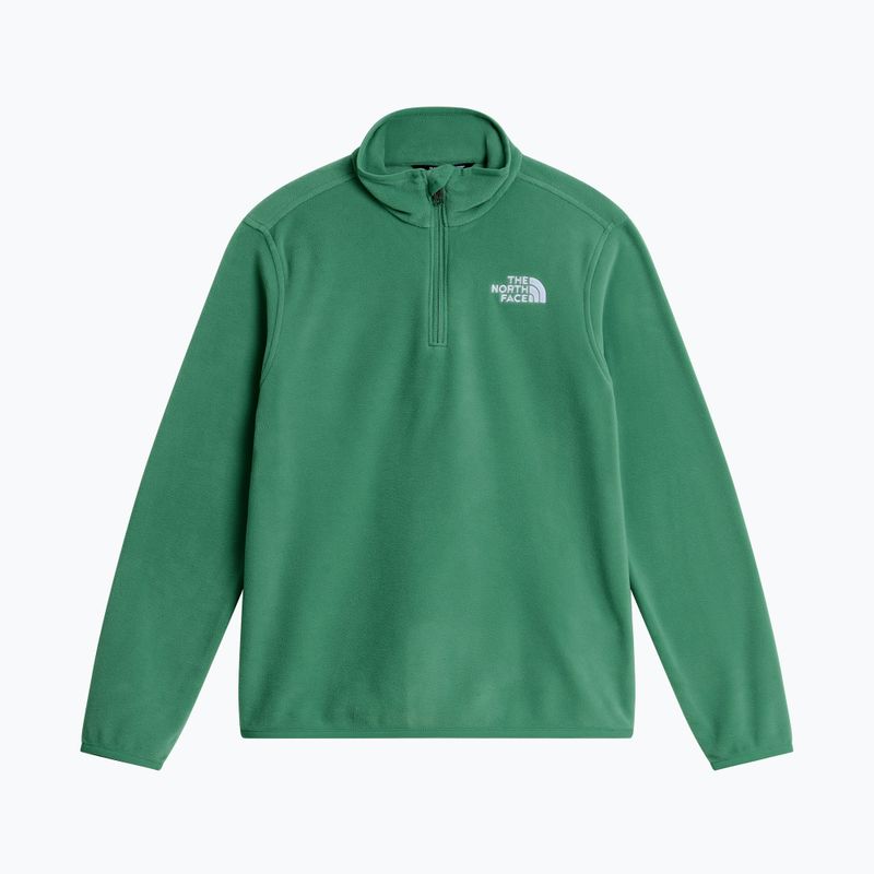 Kinder Fleecejacke The North Face Teen Glacier 1/4 Zip dimmed algae 4