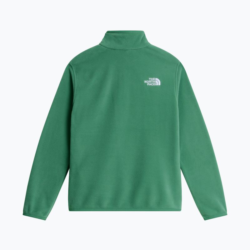 Kinder Fleecejacke The North Face Teen Glacier 1/4 Zip dimmed algae 5