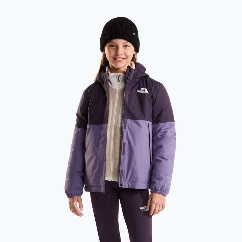 Kinder-Regenjacke The North Face Warm Antora Rain endless dusk/grounded plum 4