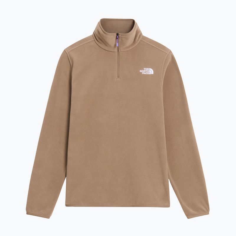 Fleecejacke für Damen The North Face Glacier Fleece 1/4 Zip garnet 4