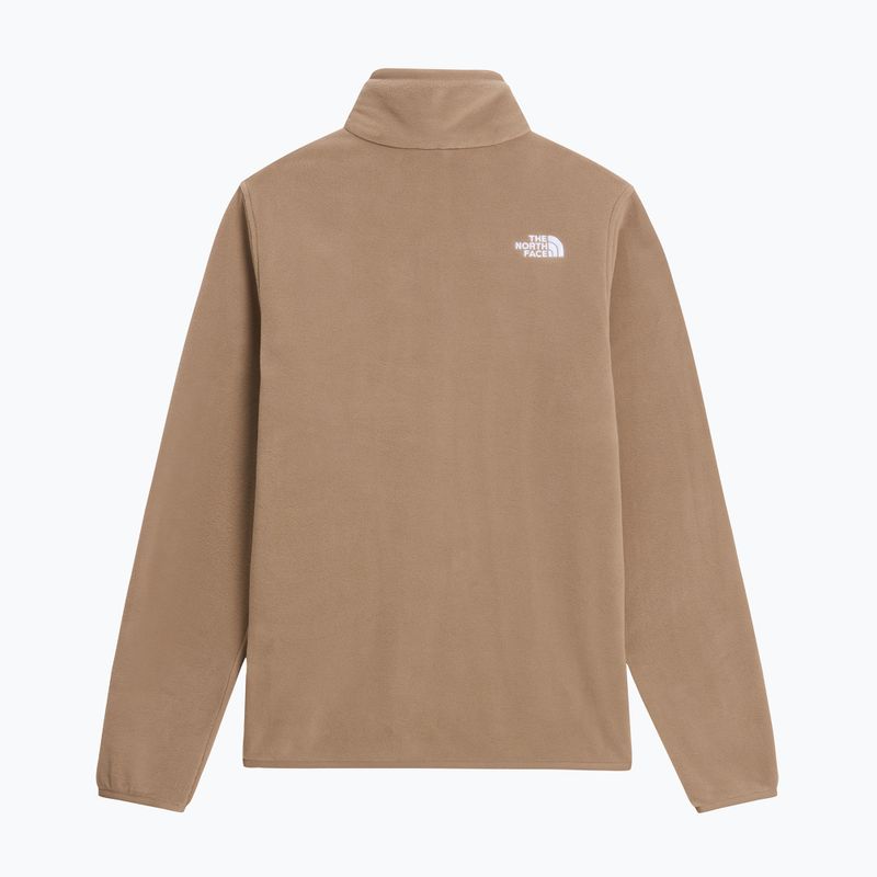 Fleecejacke für Damen The North Face Glacier Fleece 1/4 Zip garnet 5