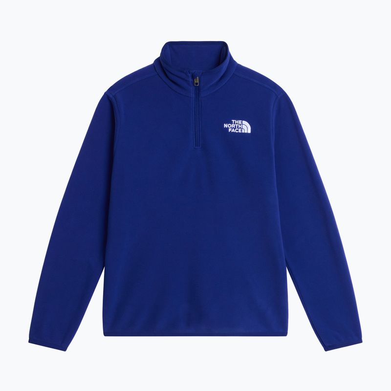 Kinder Fleecejacke The North Face Teen Glacier 1/4 Zip bold blue 4
