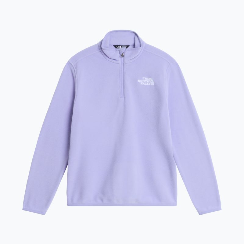Kinder Fleecejacke The North Face Teen Glacier 1/4 Zip pale plum 4