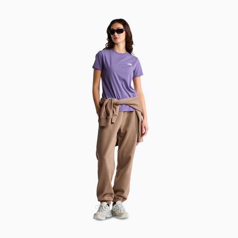 Damen-T-Shirt The North Face Evolution Simple Dome Slim SS grounded plum 2