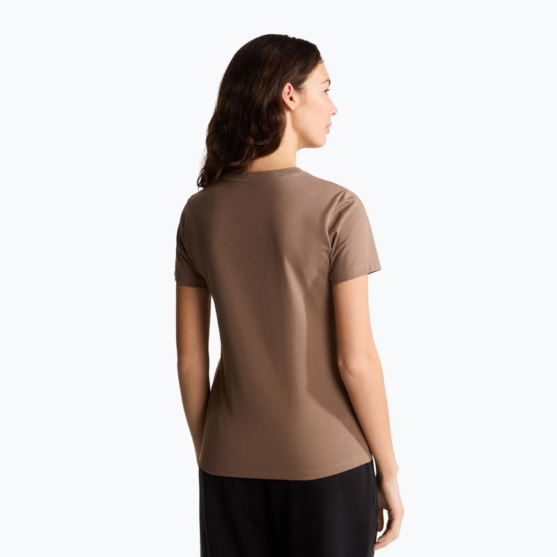 Damen-T-Shirt The North Face Evolution Simple Dome Slim SS garnet 3