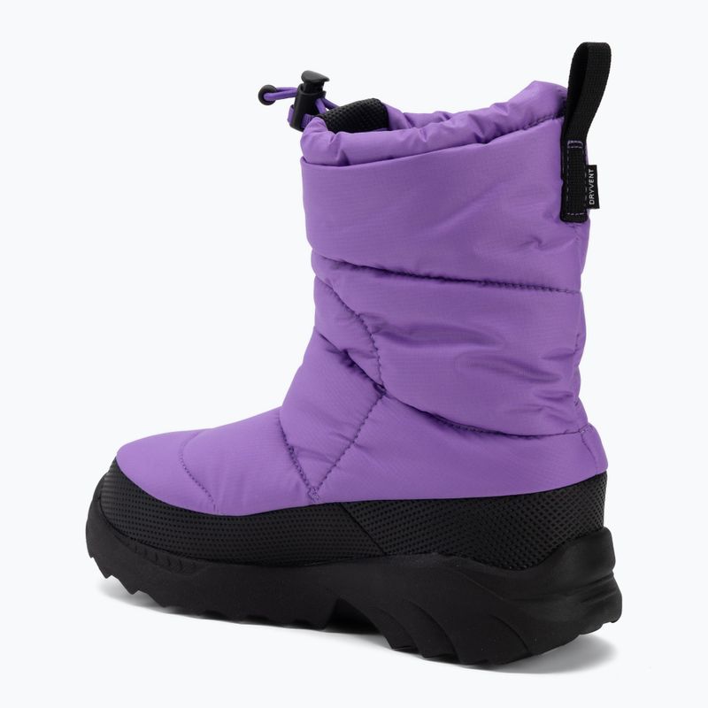 Kinder-Winterstiefel The North Face Nse Traction Bootie Wp elevation purple/tnf black 3