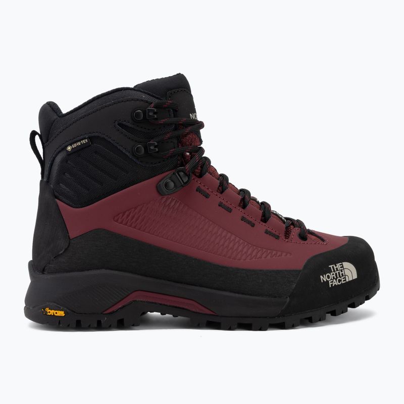 Damen Approach-Schuhe The North Face Verto Alpine Mid GTX burgundy crush/tnf black 2