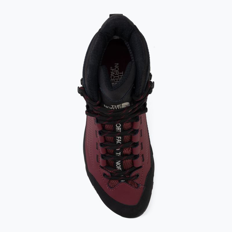 Damen Approach-Schuhe The North Face Verto Alpine Mid GTX burgundy crush/tnf black 5