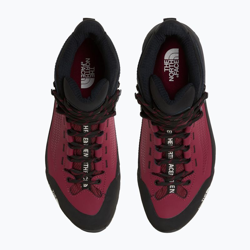 Damen Approach-Schuhe The North Face Verto Alpine Mid GTX burgundy crush/tnf black 3