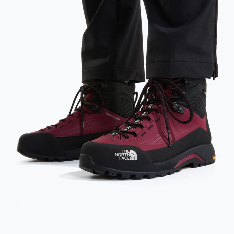 Damen Approach-Schuhe The North Face Verto Alpine Mid GTX burgundy crush/tnf black 5