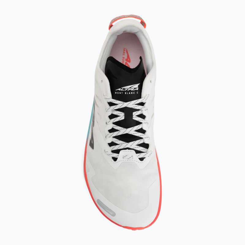 Herren-Laufschuhe Altra Mont Blanc Carbon white/black/firey coral 5