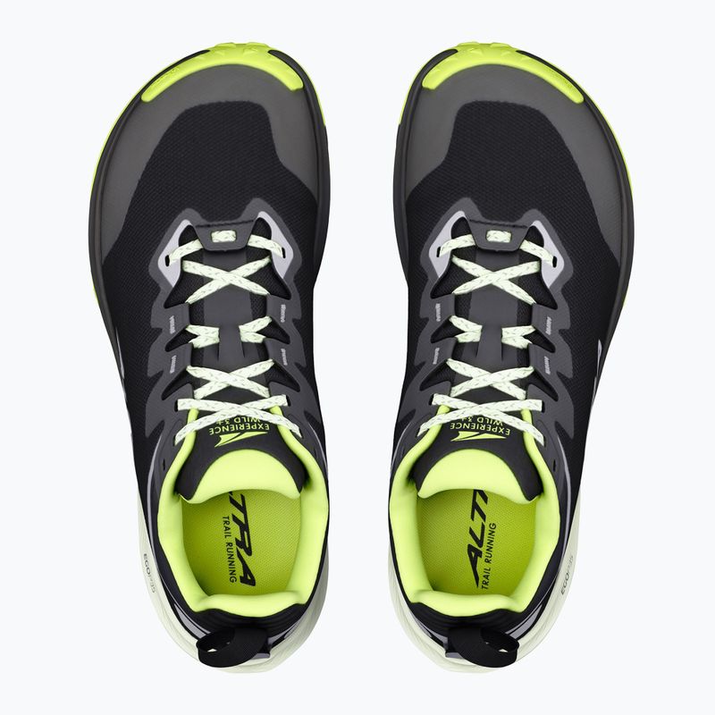 Herren-Laufschuhe Altra Experience Wild 3+ black/silver/acid lime 3