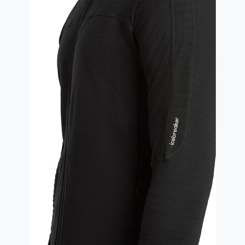 Herren-Trekkingsweatshirt Icebreaker Merino 300 Realfleece Descender Zip Hoodie black 8