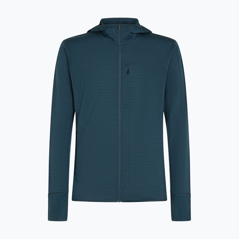 Herren-Trekkingsweatshirt Icebreaker Merino 300 Realfleece Descender Zip Hoodie abyss 10