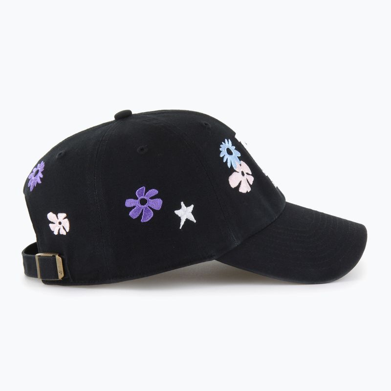 47 Brand MLB Los Angeles Dodgers Flora CLEAN UP Baseballkappe schwarz 3