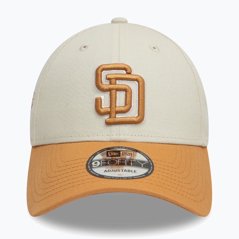 Neue Ära WS Patch 9Forty San Diego Padres Baseballmütze hellbeige 3