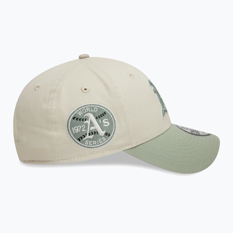Neue Ära WS Patch 9Forty Oakland Athletics Baseballmütze hellbeige 4