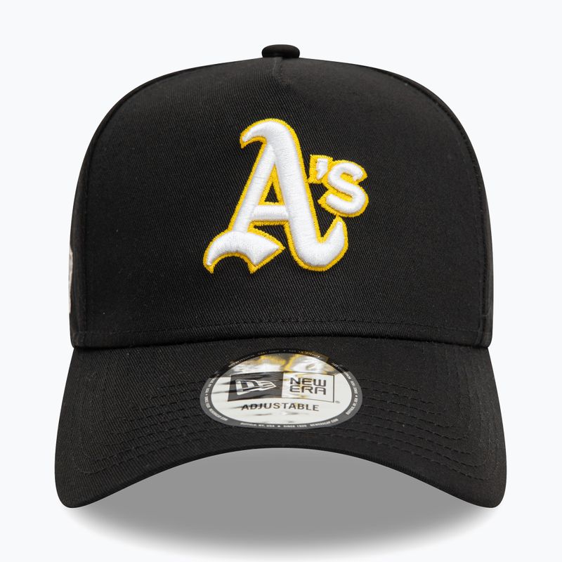 Neue Era WS EframeOakland Athletics Baseballkappe schwarz 2