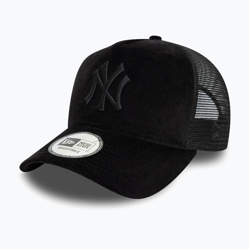 New Era Diamante Velour Trucker Baseballkappe New York Yankees schwarz 2