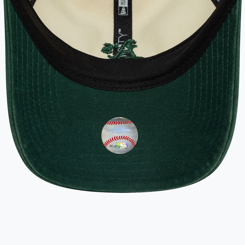 Neue Ära 9Twenty Trucker Oakland Athletics hellbeige Baseballmütze 5